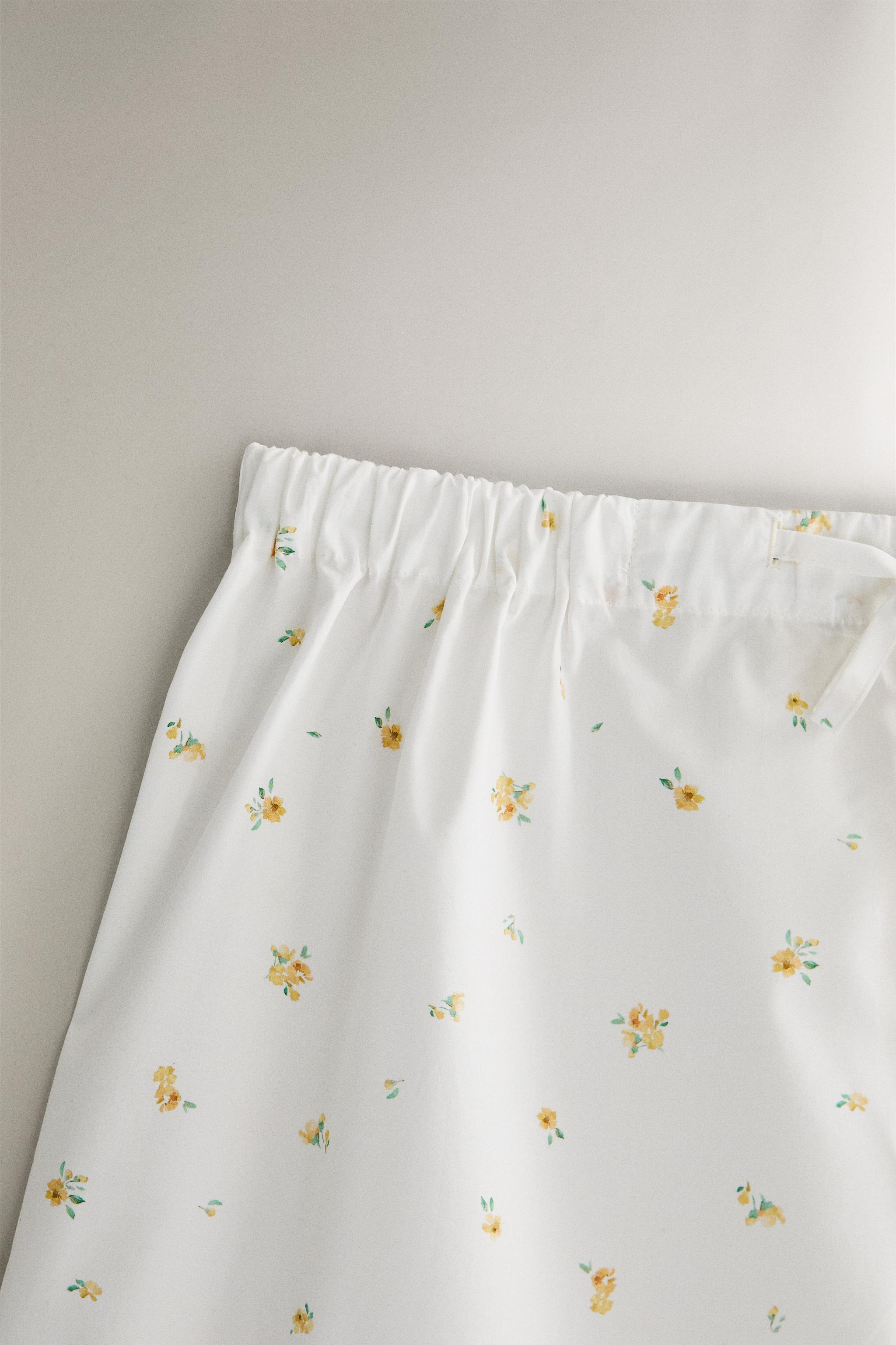 SHORT COTON FLEURS